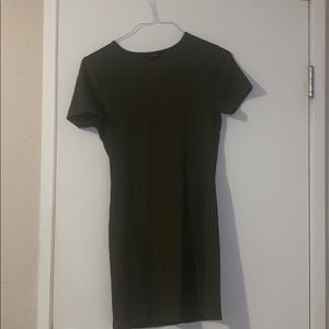 Olive green dress